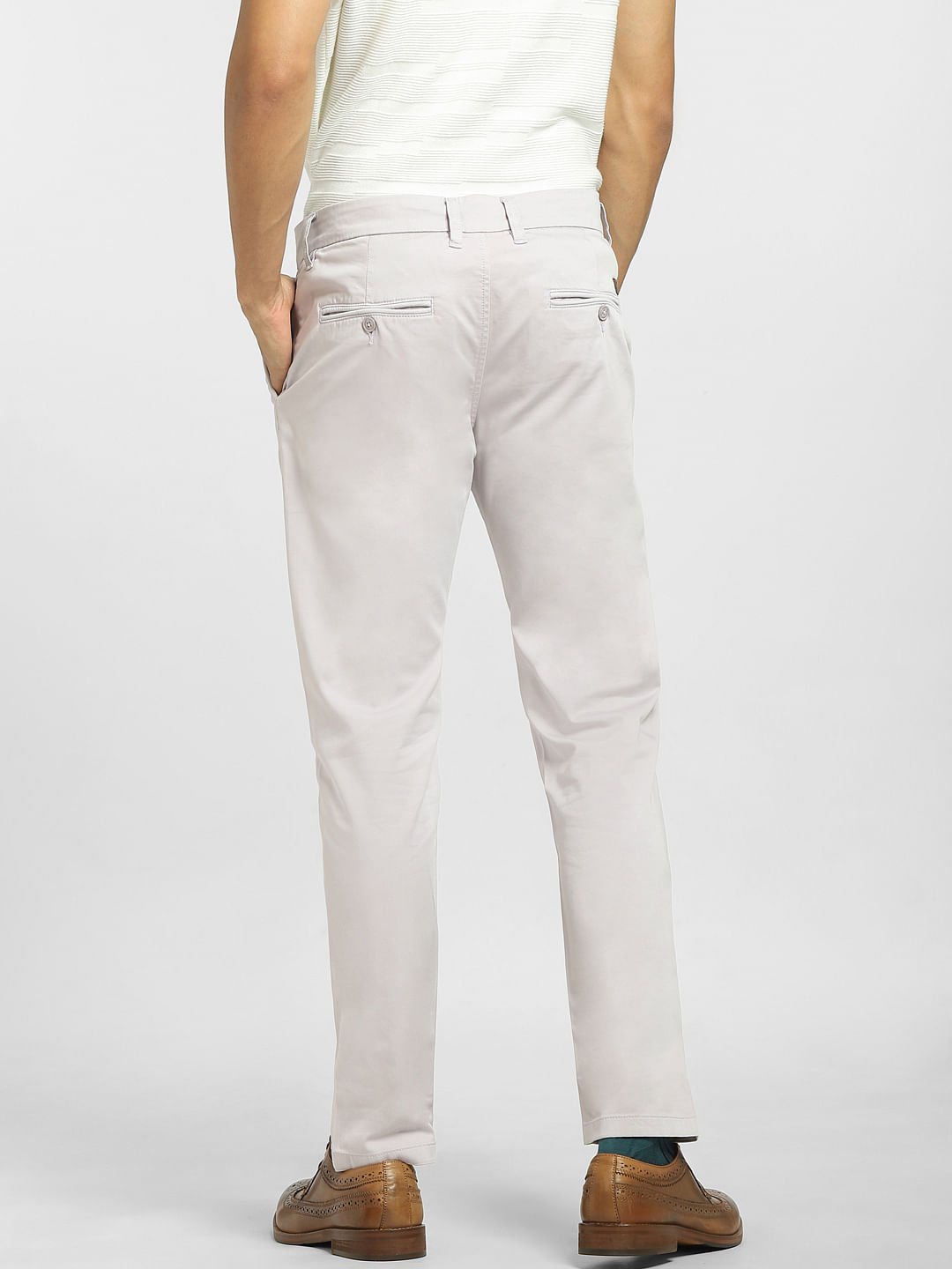 Buy Men's Cotton Lycra Casual Wear Regular Fit Pants|Cottonworld